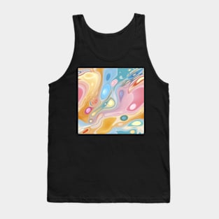 Abstract oil and water mix background Tank Top